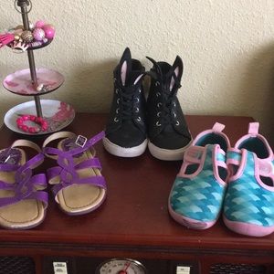 Girls size 12 shoe lot